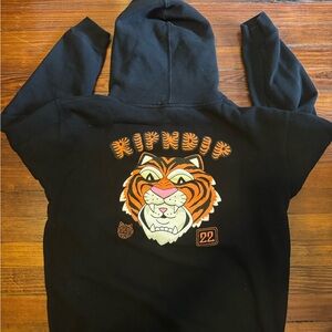 #477 YEAR OF THE TIGER HOODIE (BLACK) Ripndip Black Hoodie with Logo Tag